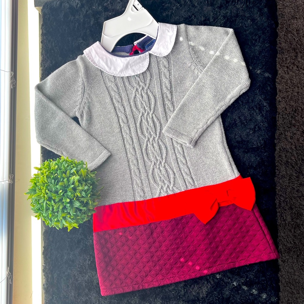 3T Long Sleeve Sweater Dress
